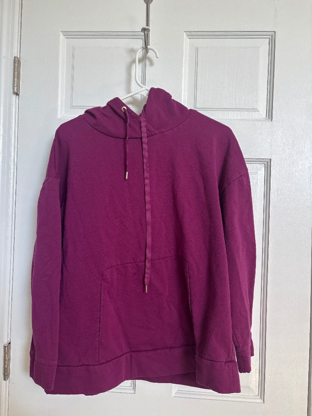 Burgundy hoodie